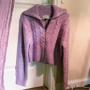 full zip sweater ☂️